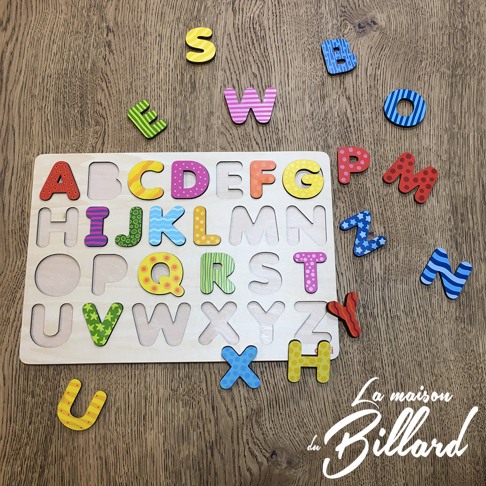 Puzzle alphabet Apprendre lalphabet tout en samusant Dés 2 ans